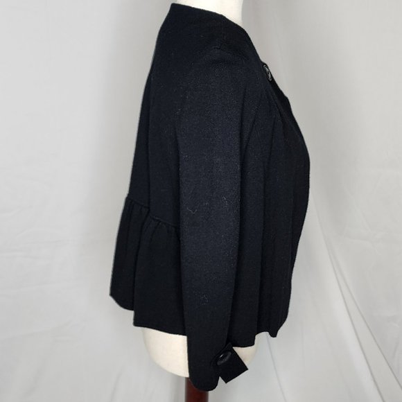 Anthropologie 3/4 sleeve Black Cardigan Size S - Picture 5 of 11